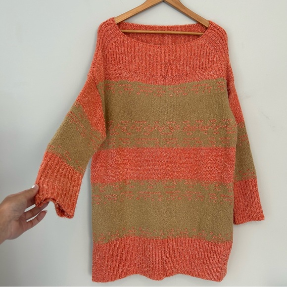 Anthropologie Pilcro Rugby striped tunic pink combo - Picture 5 of 11